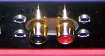 Upgraded RCA input jacks